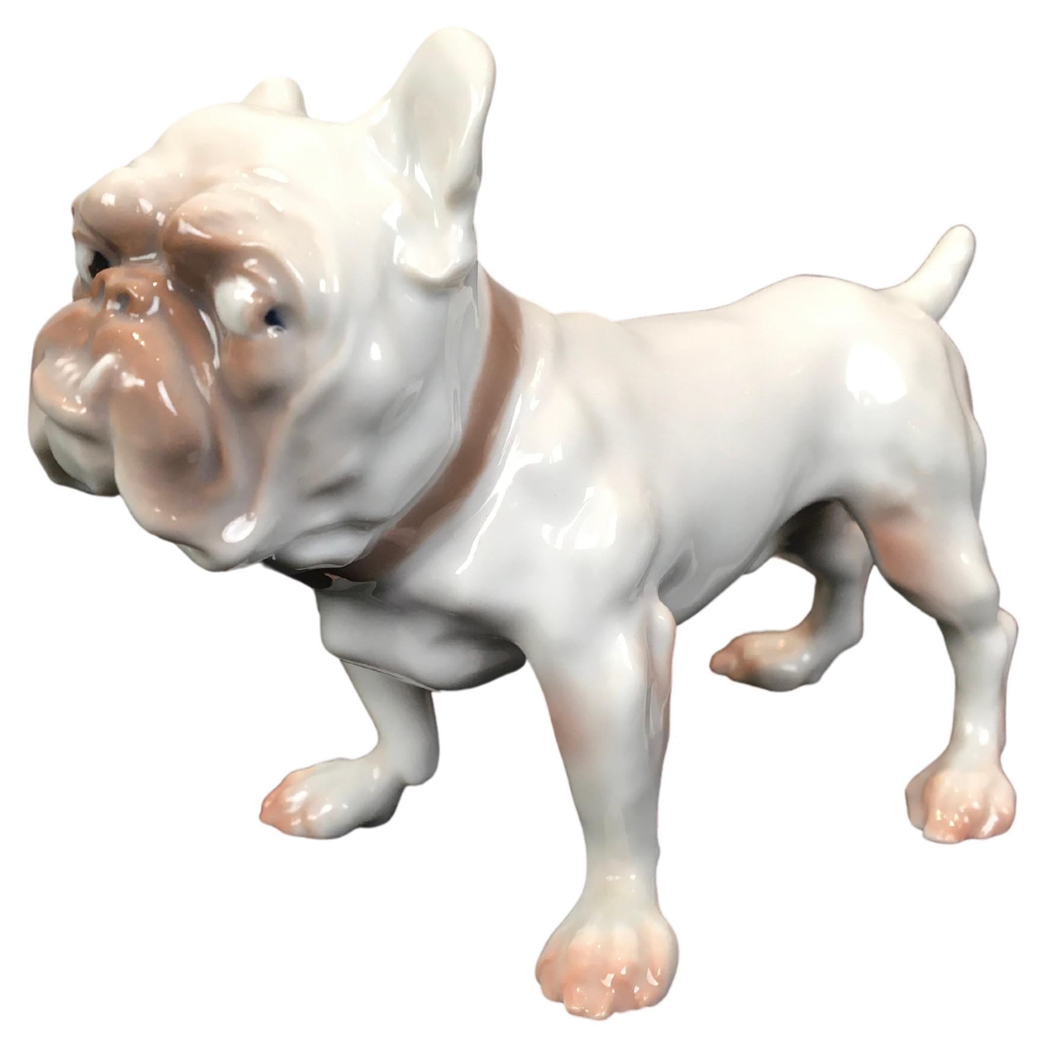 B&G Bulldog Sculpture, Dahl Jensen For Sale