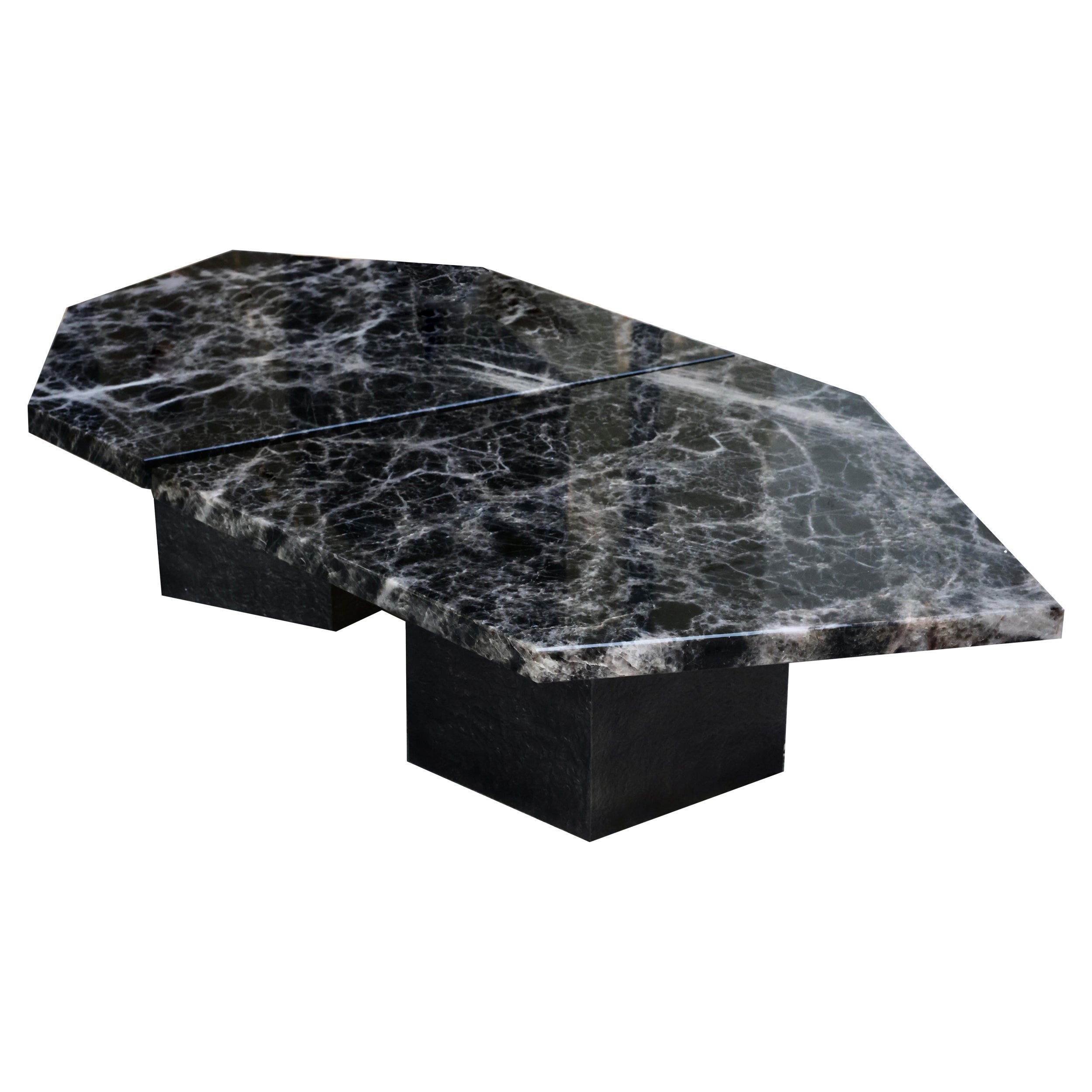 Mesas geométricas de cristal de roca ahumada BGA de Phoenix en venta