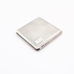 B.H. BRITTON & SONS 1935 Birmingham Art-Deco Square Striker In Sterling Silver