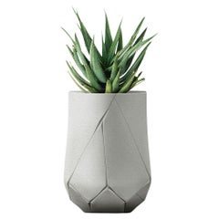 Bhaca Tall Grey Planter by Indigenus