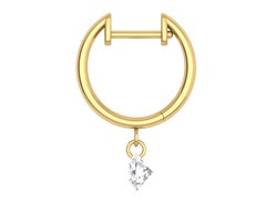 18kt Yellow Gold and Diamond Earring