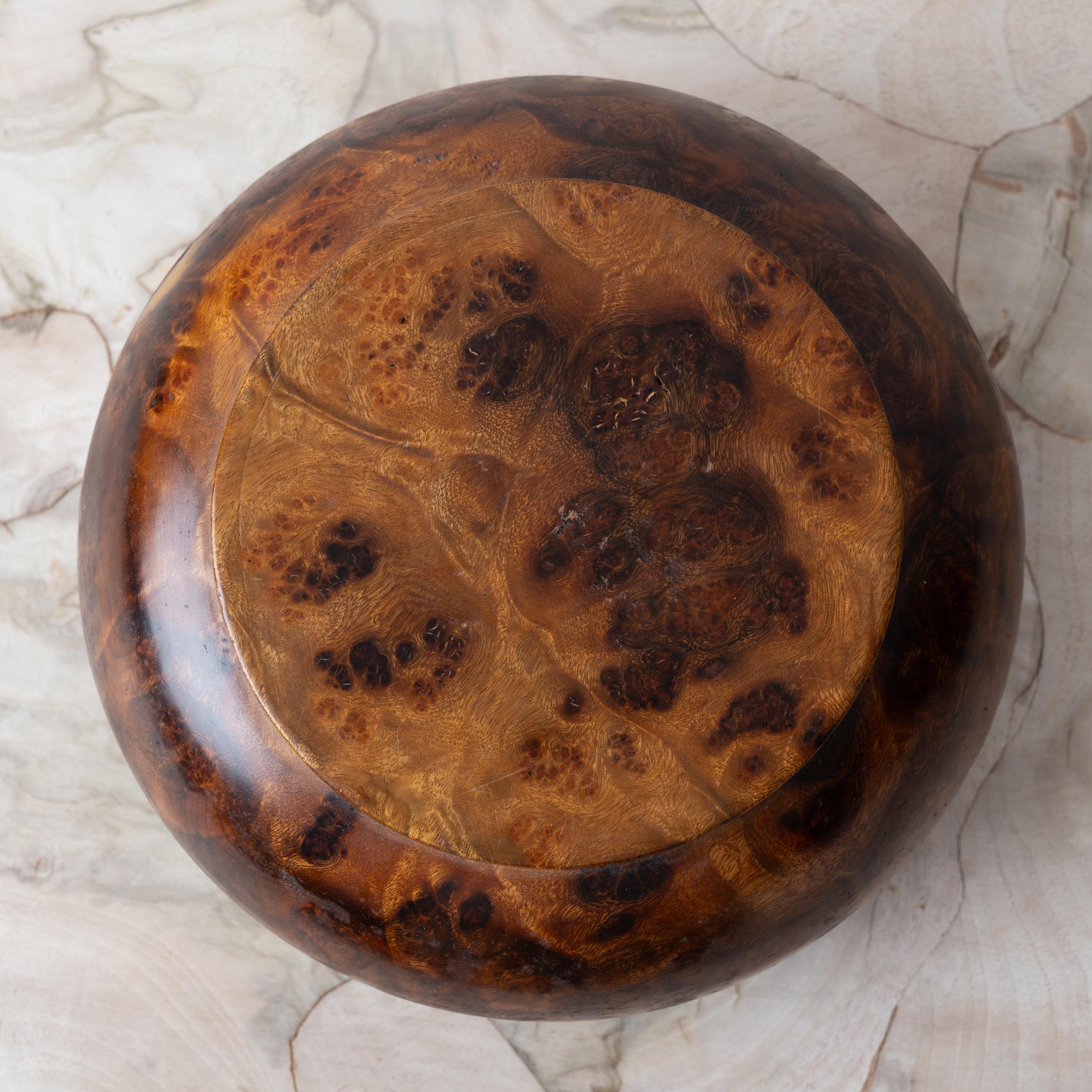 Bhutanese Burl Dhapa Bowl For Sale 3