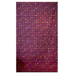 Bhutanese Silk Woven Kira Textile, Purple