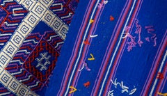 Bhutanese Silk Woven Kira Textile, Purple, from the Royal Weavers of Bhutan