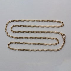 Bi-Color 18 Carat Gold Pomellato Paperclip Chain
