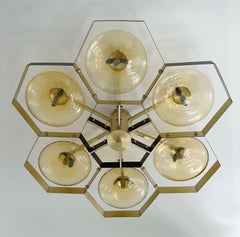 Bi-color Hive Flush Mount by Fabio Ltd