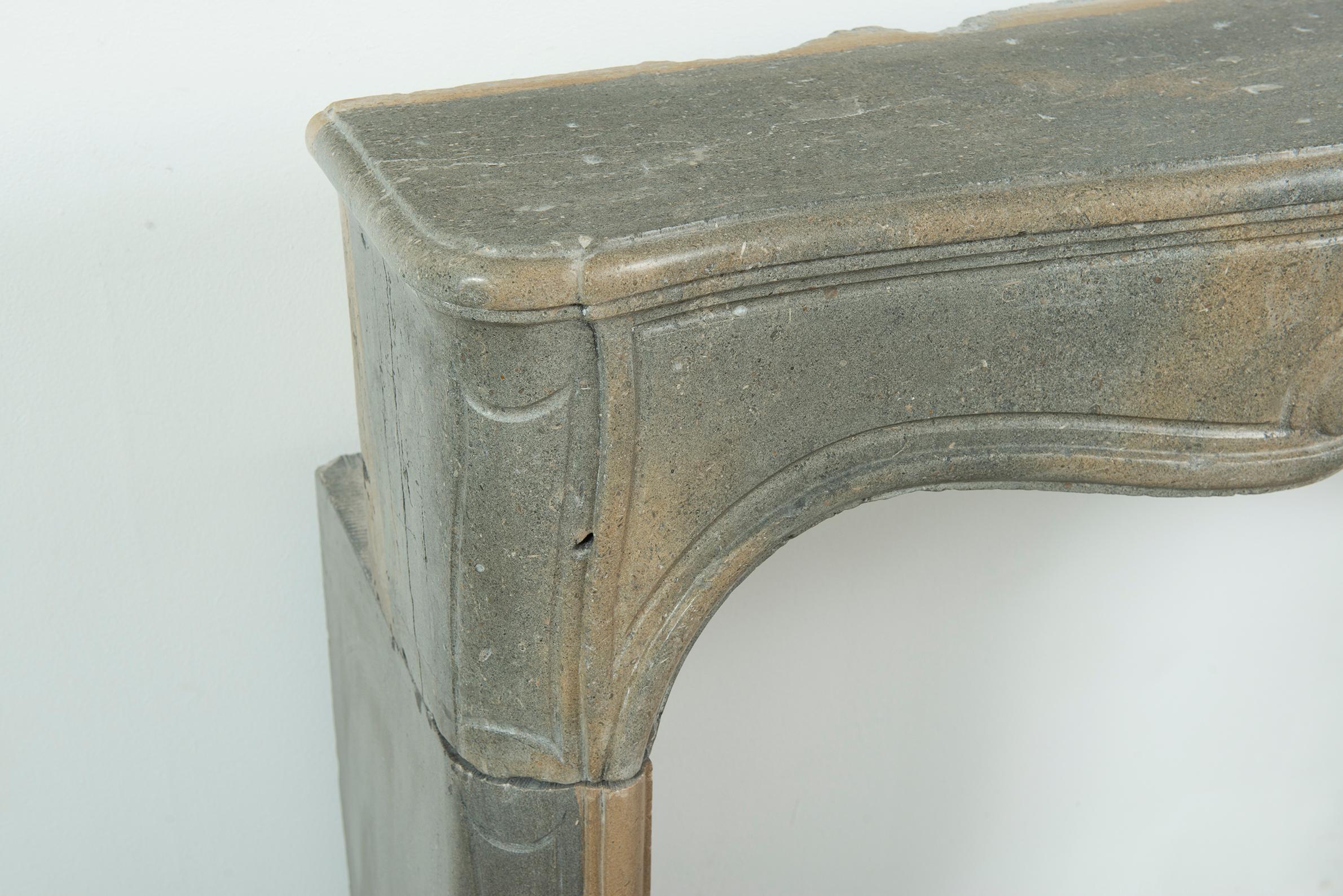Bi-Color Limestone Louis XV from France For Sale 9