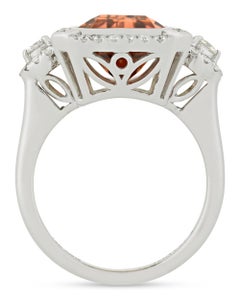 Bi-Color Tourmaline Ring, 11.27 Carat