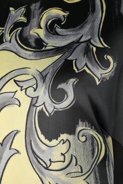 Bi- material printed sleeveless dress Versace Collection