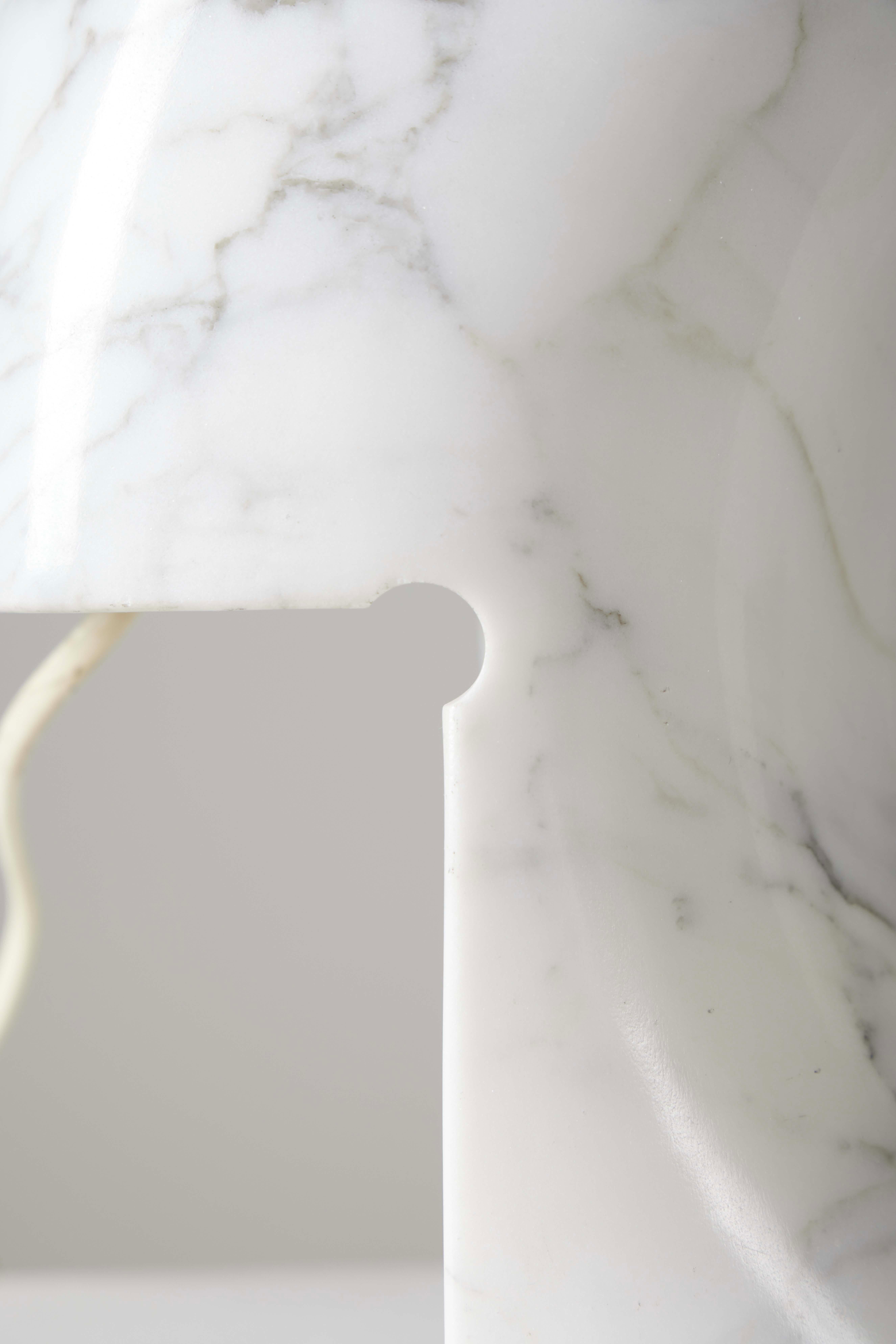 Biagio Marble Lamp By Tobia Scarpa For Sale 8