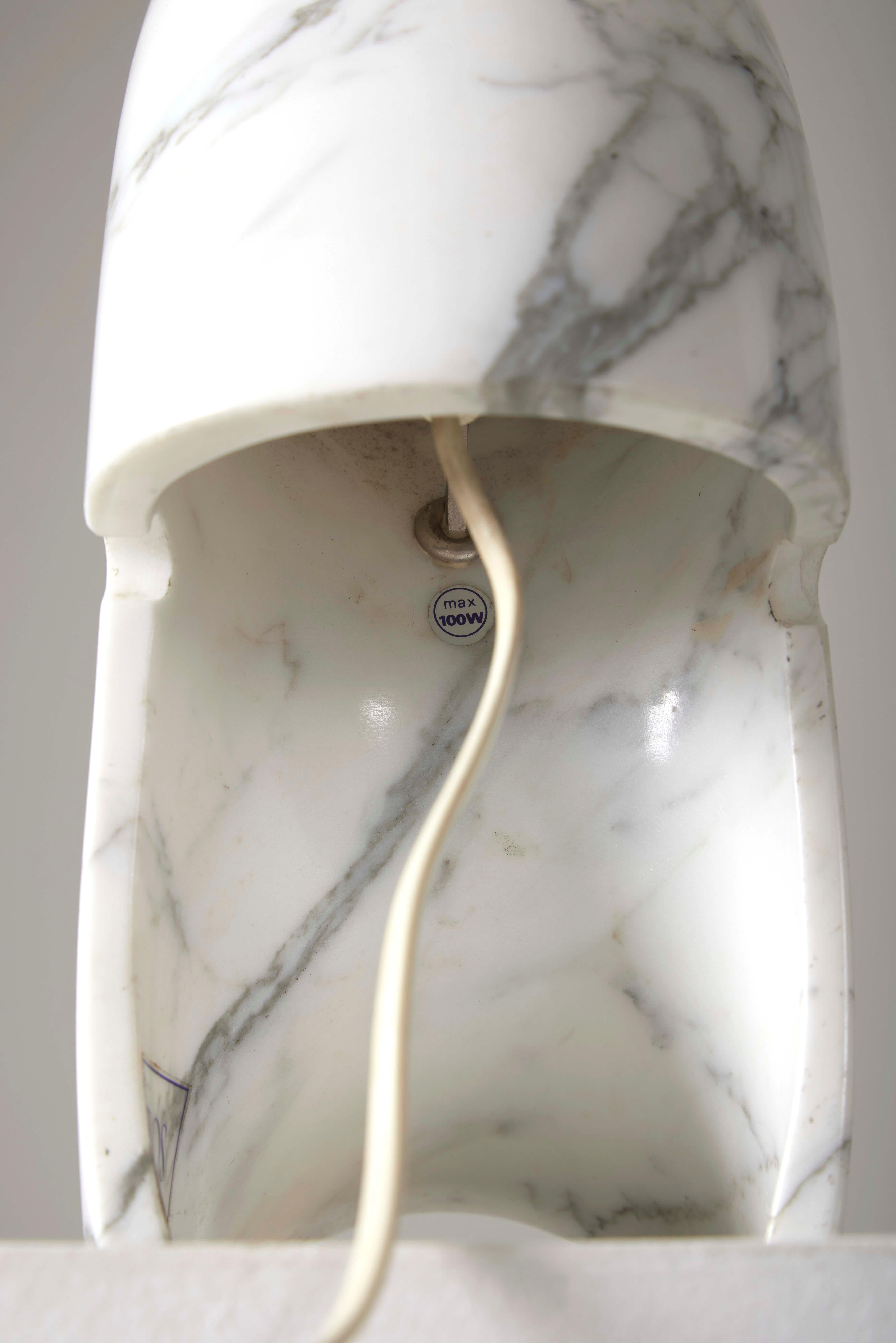 Biagio Marble Lamp By Tobia Scarpa For Sale 10