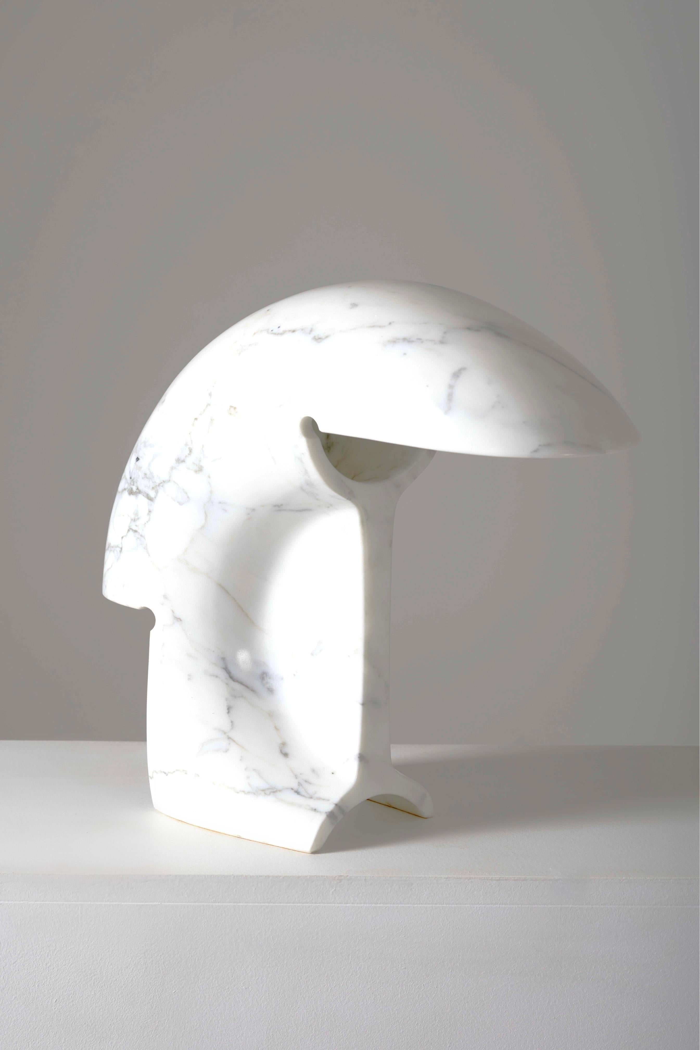 Biagio Marble Lamp By Tobia Scarpa In Good Condition For Sale In PARIS, FR