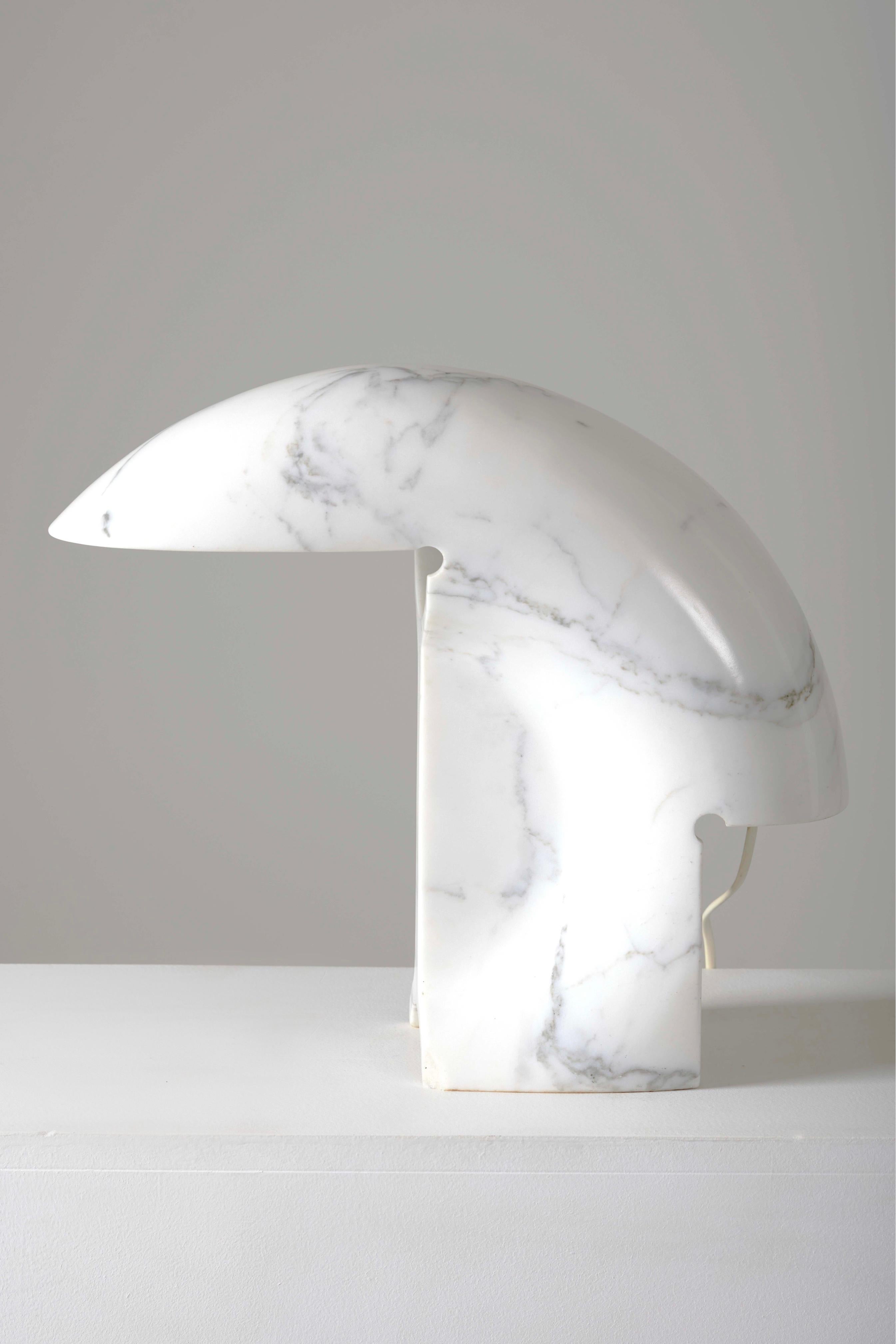 Late 20th Century Biagio Marble Lamp By Tobia Scarpa For Sale