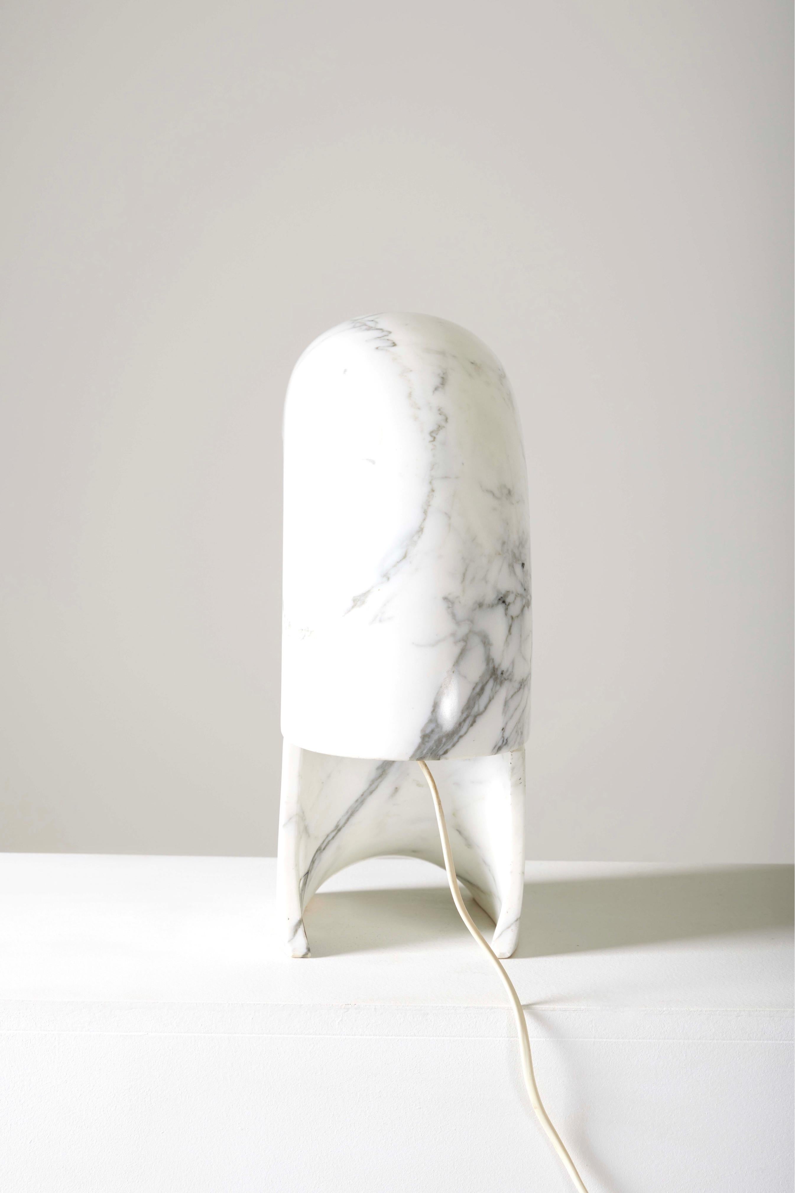 Biagio Marble Lamp By Tobia Scarpa For Sale 2
