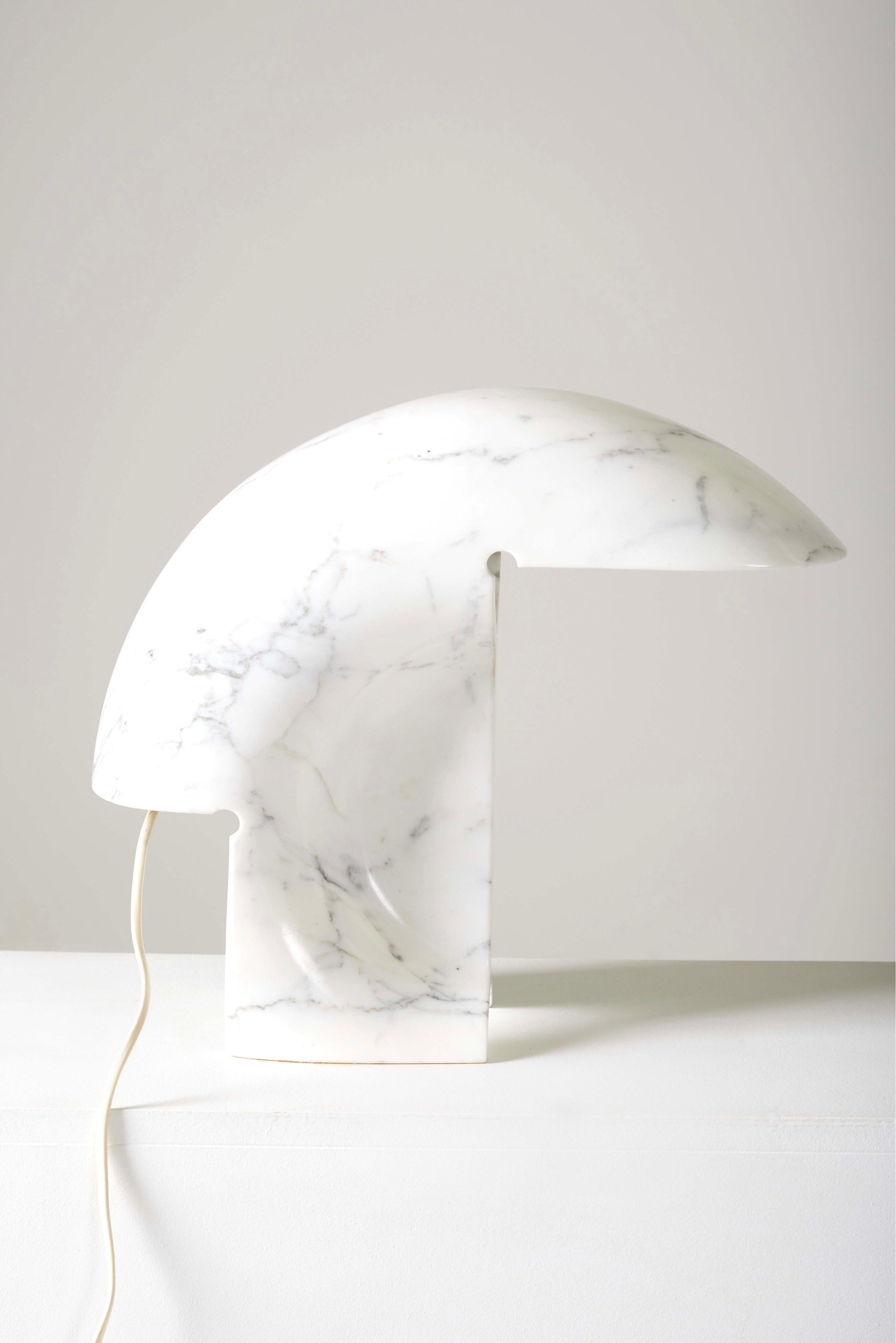 Biagio Marble Lamp By Tobia Scarpa For Sale 4