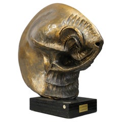 Biagio Romeo Scultura Resina Era Mesozoica, Firmato, 1995