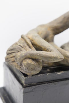 Biagio Romeo Wood and Bronze Sculpture