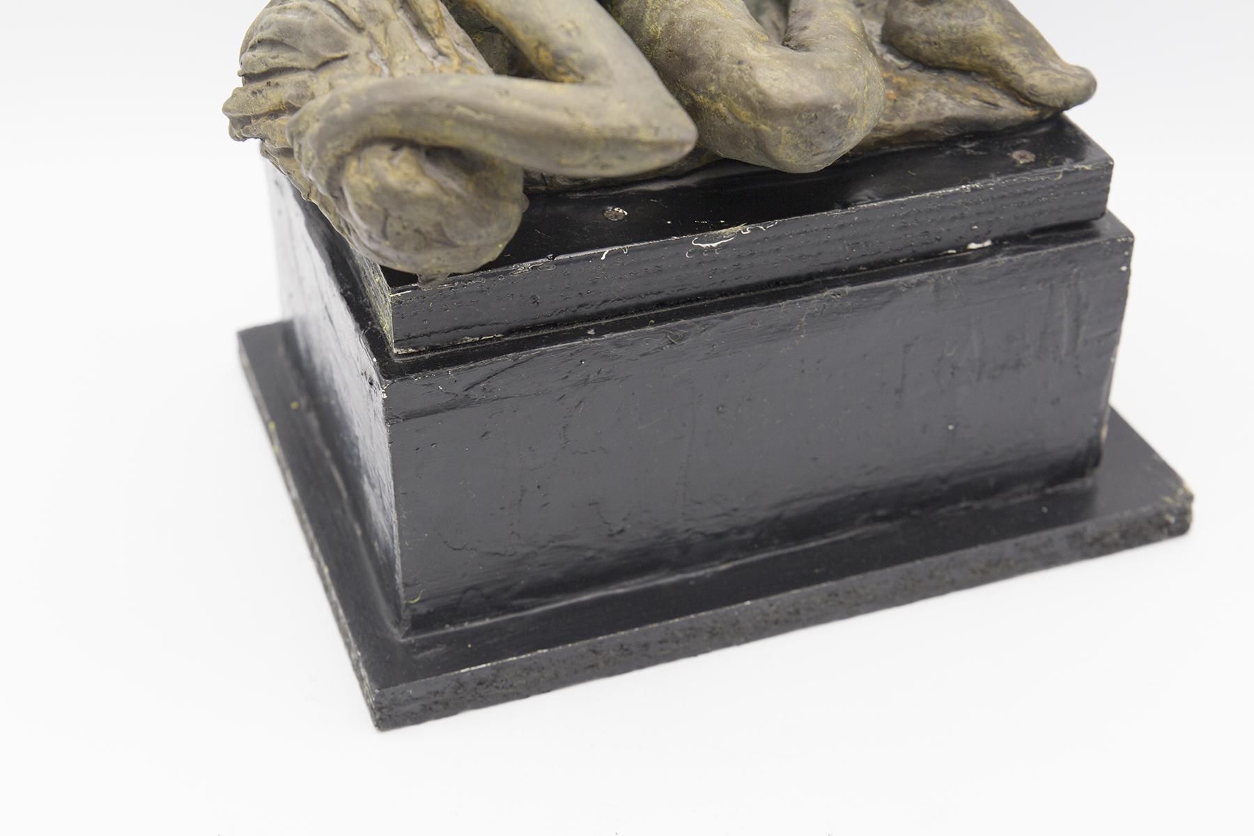 Italiano Scultura in legno e bronzo di Biagio Romeo in vendita