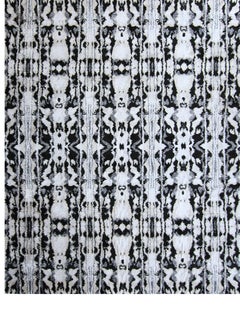 Biami Schwarzer handgeknüpfter Teppich von Eskayel