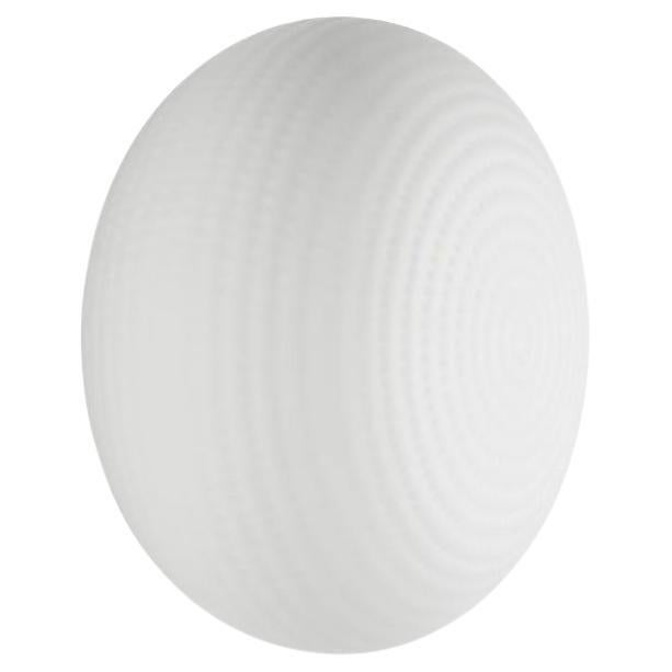 Bianca - Lampada da soffitto/parete grande - Paralume in vetro smerigliato bianco di Fontana Arte in vendita