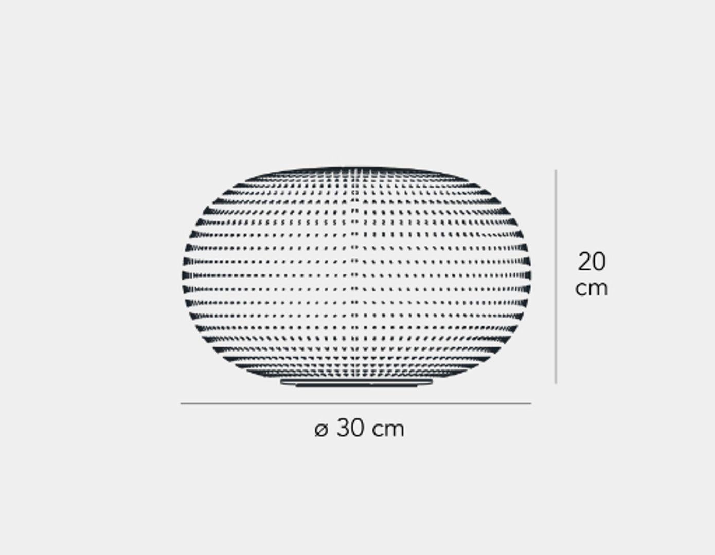 Italiano BIANCA - Lampada media da soffitto/parete - Paralume in vetro smerigliato bianco di Fontana Arte in vendita