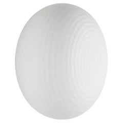 BIANCA - Medium Ceiling/Wall Lamp - White Frosted Glass Shade by Fontana Arte