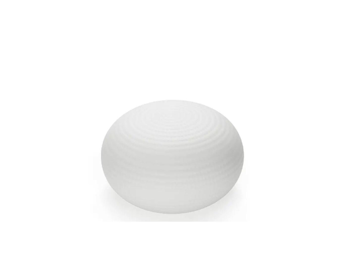 Free Shipping BIANCA Medium Table Lamp White Frosted Glass Shade by Fontana Arte