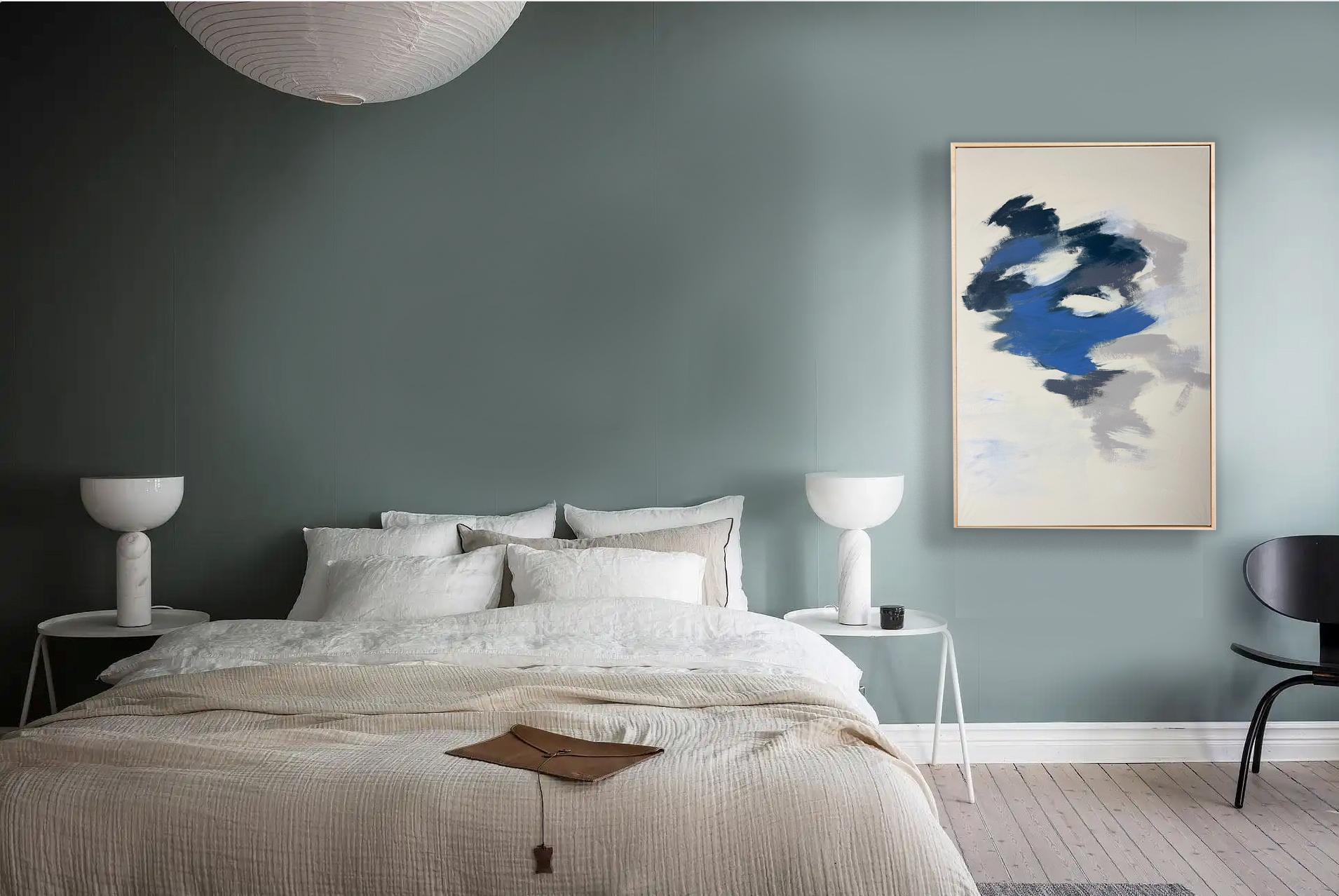 Uccelli del giorno nuvoloso - Painting di Bianca Wellwood