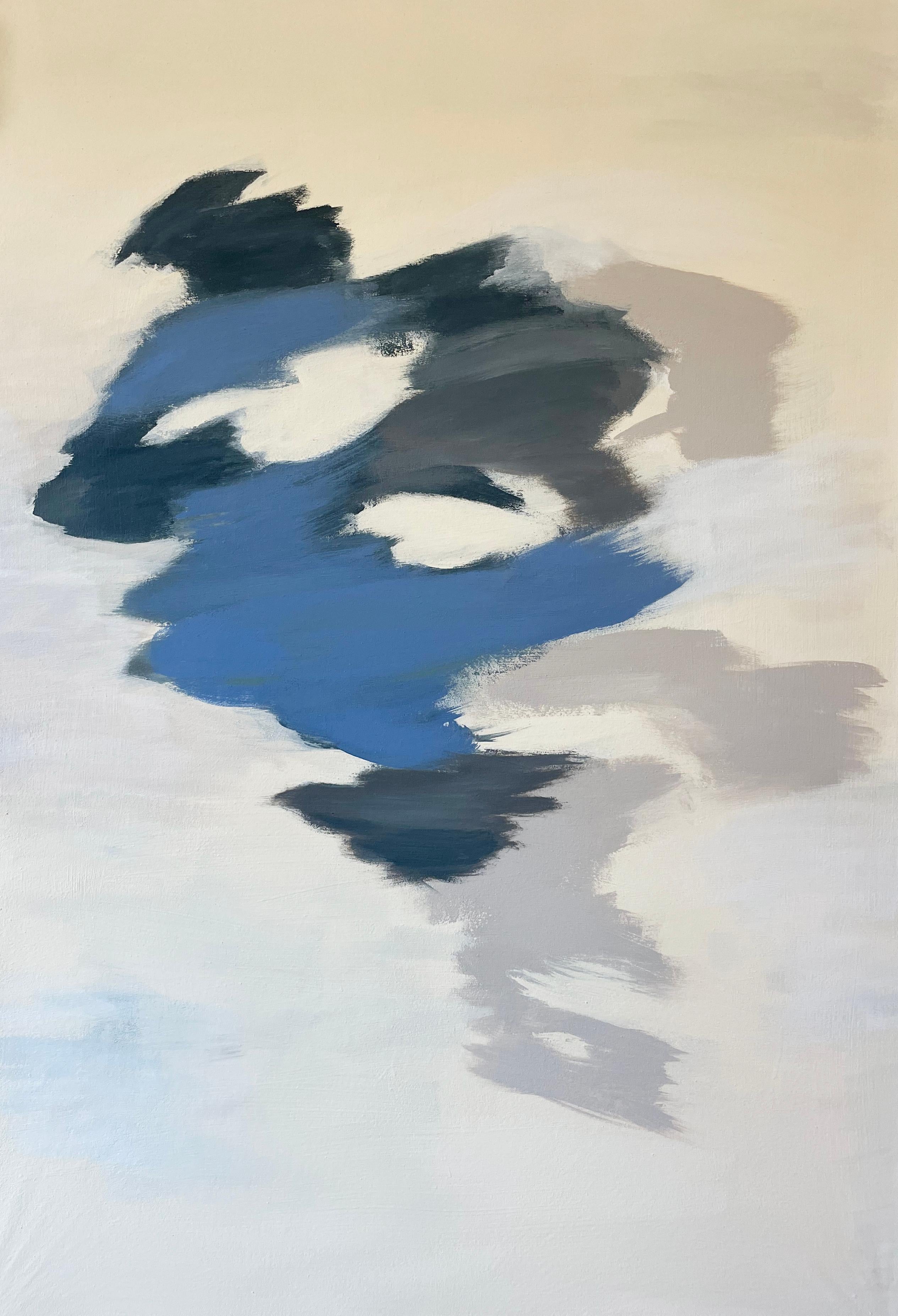 Abstract Painting Bianca Wellwood - Oiseaux de jour nuages
