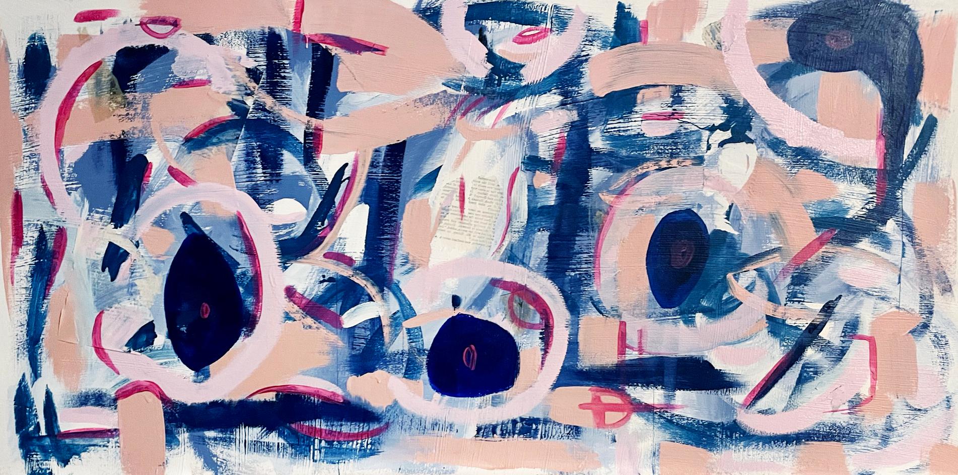 Bianca Wellwood Abstract Painting – Geheimnisse