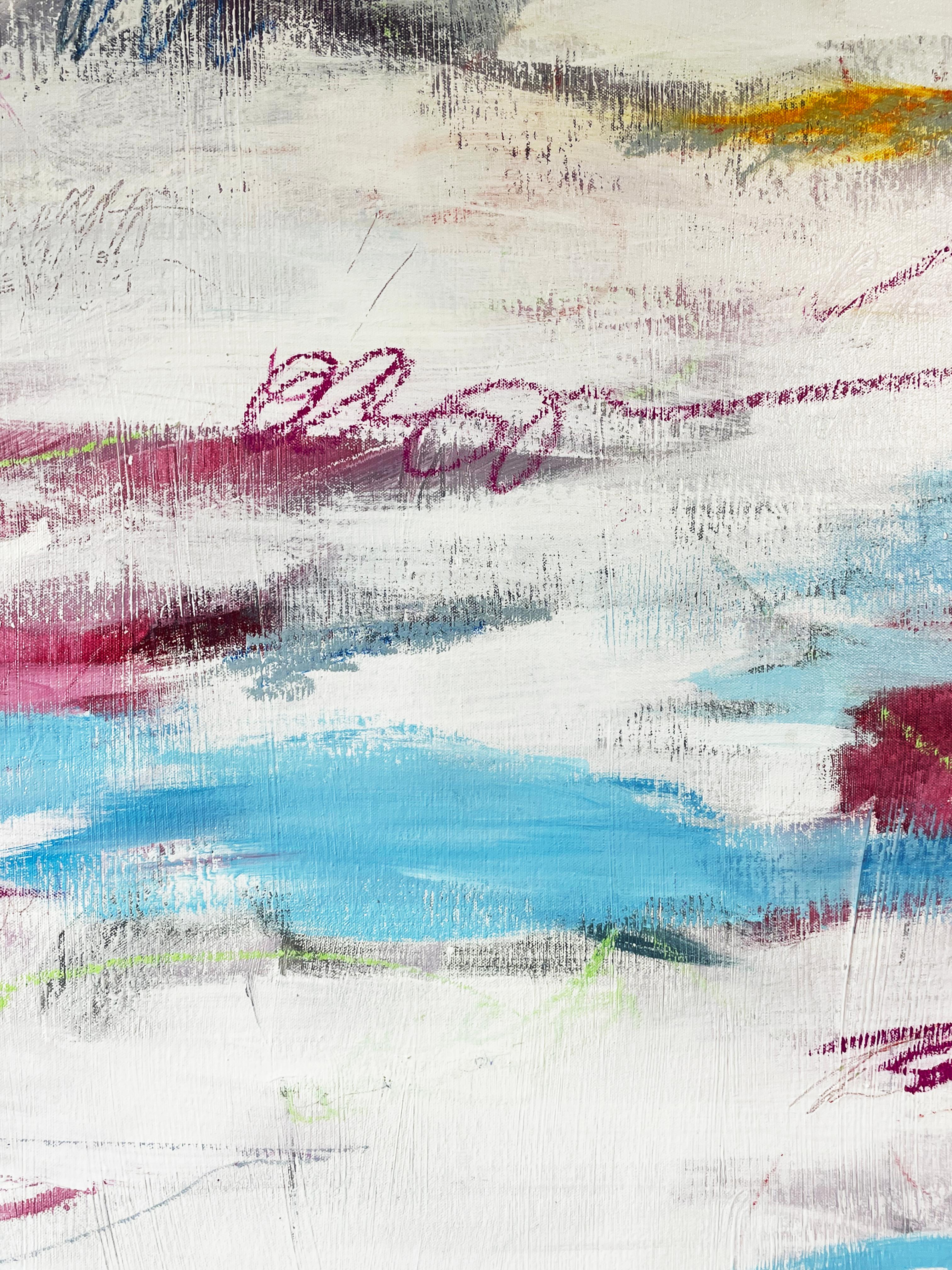 Portami al mare - Mixed Media Art Espressionismo astratto di Bianca Wellwood