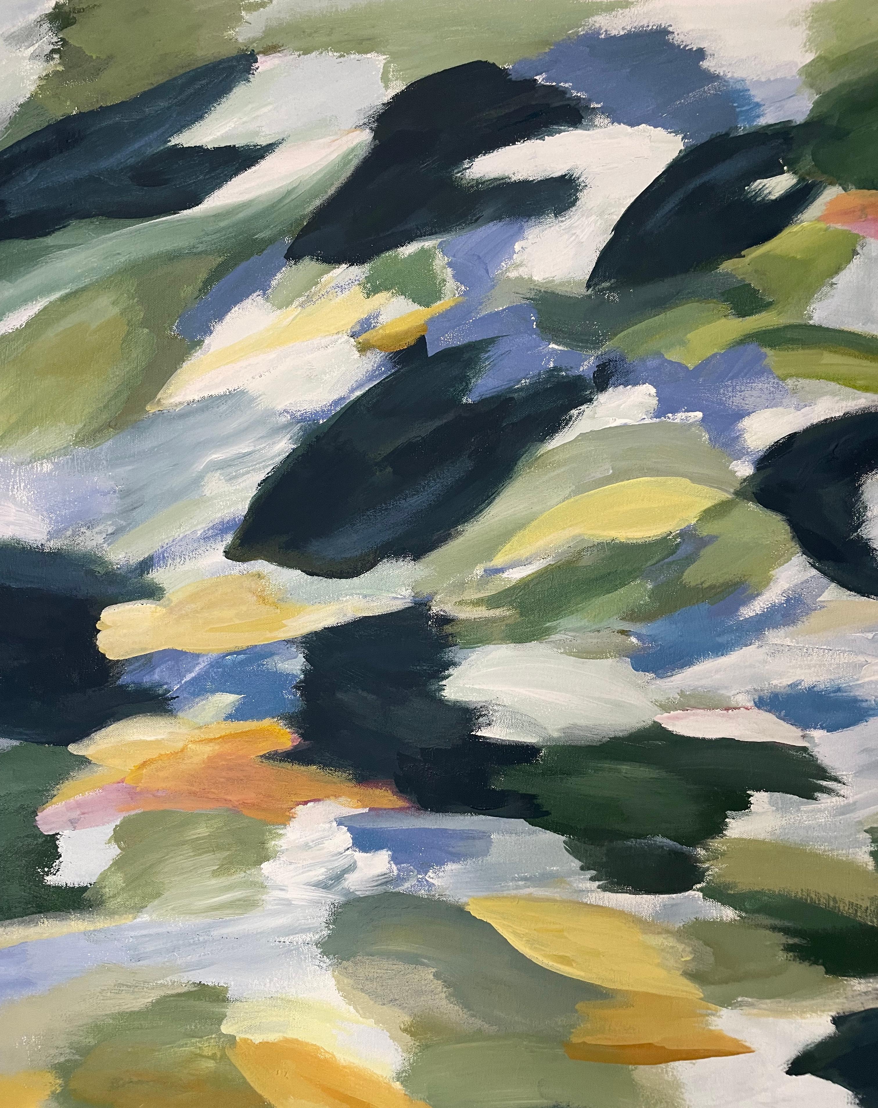 Bianca Wellwood Abstract Painting - When Birds Fly