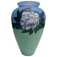 Biancalani Elio Glass Grit Vase from Florence, Italy