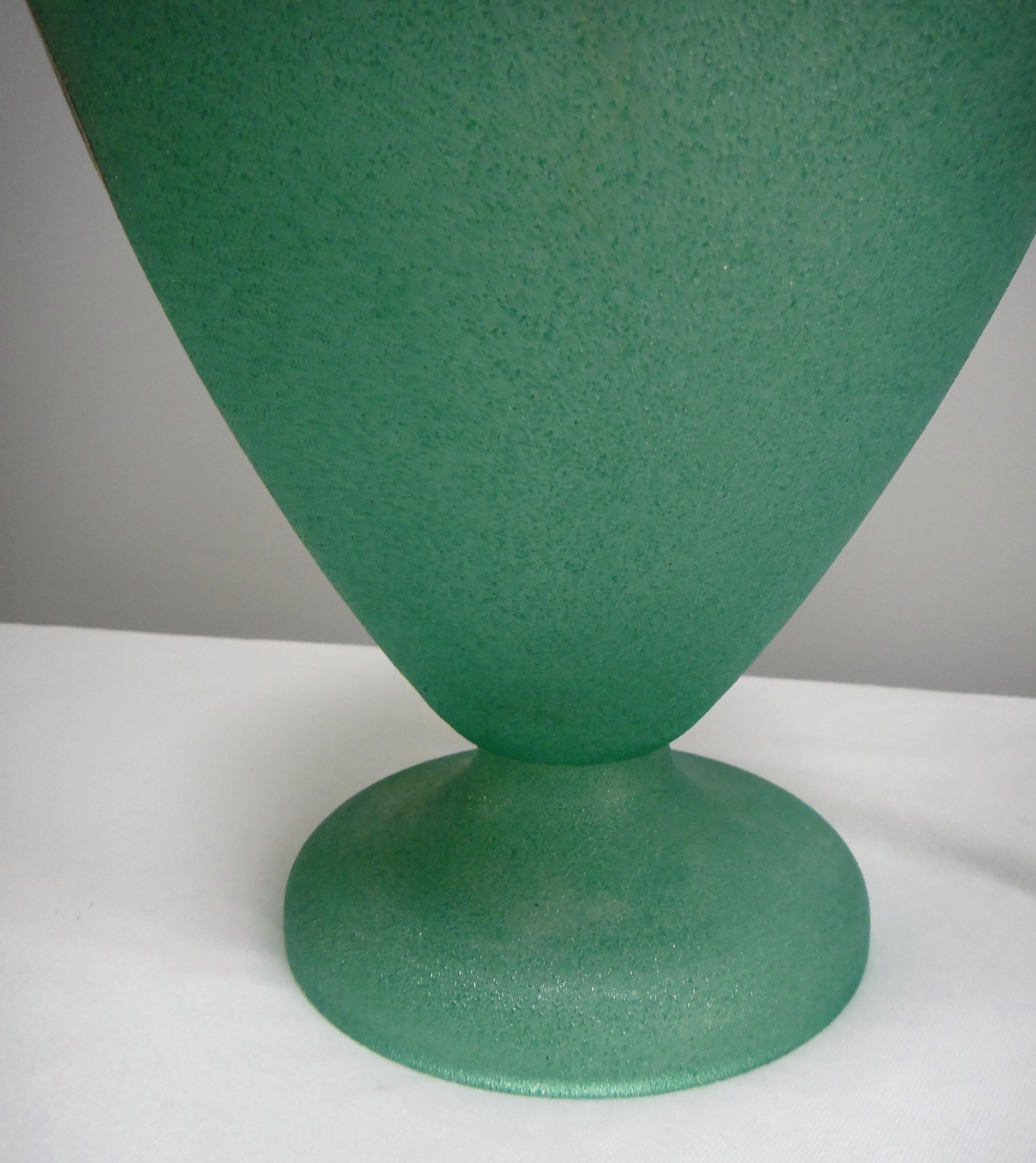 Biancalani Elio Graniglia Art Glass Vase from Florence, Italy For Sale 3
