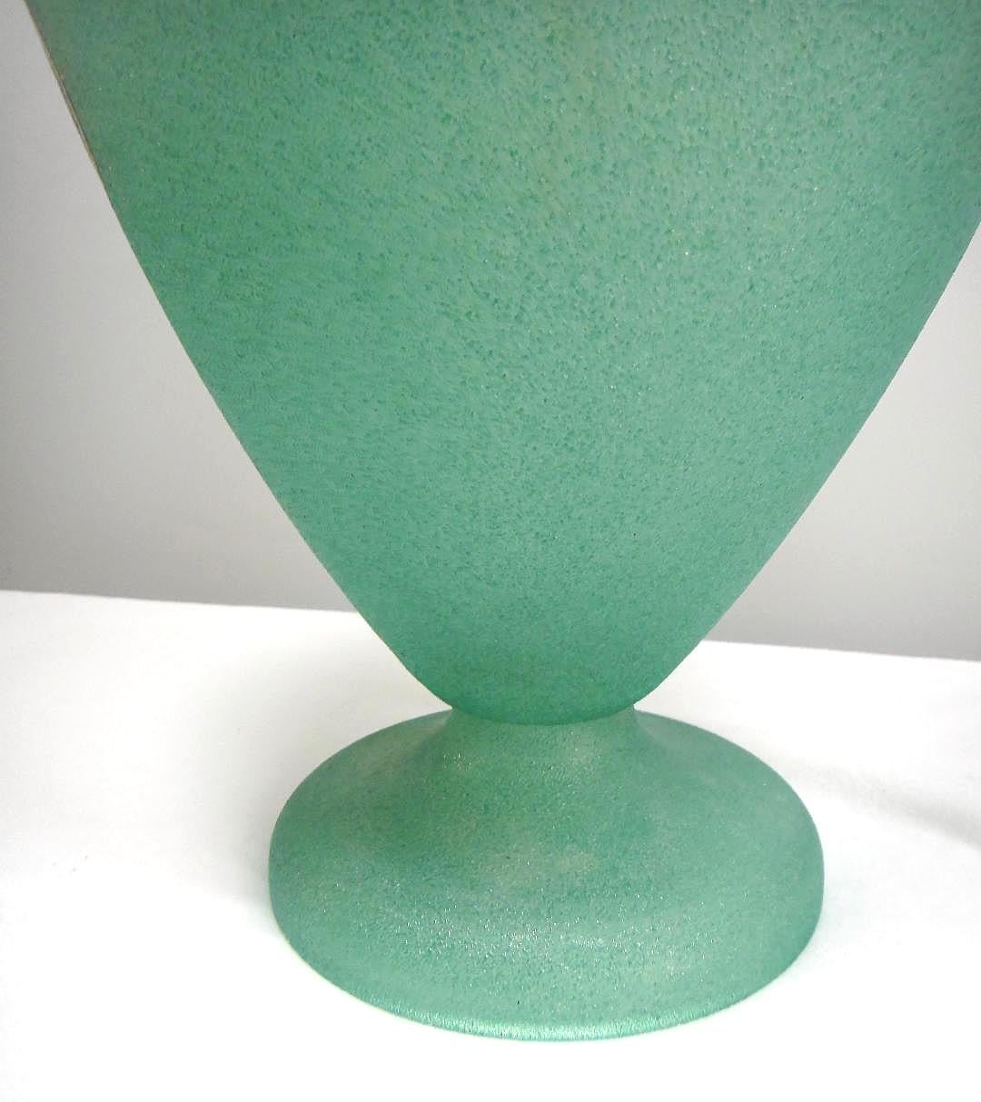 Biancalani Elio Graniglia Art Glass Vase from Florence, Italy In Excellent Condition In Miami, FL