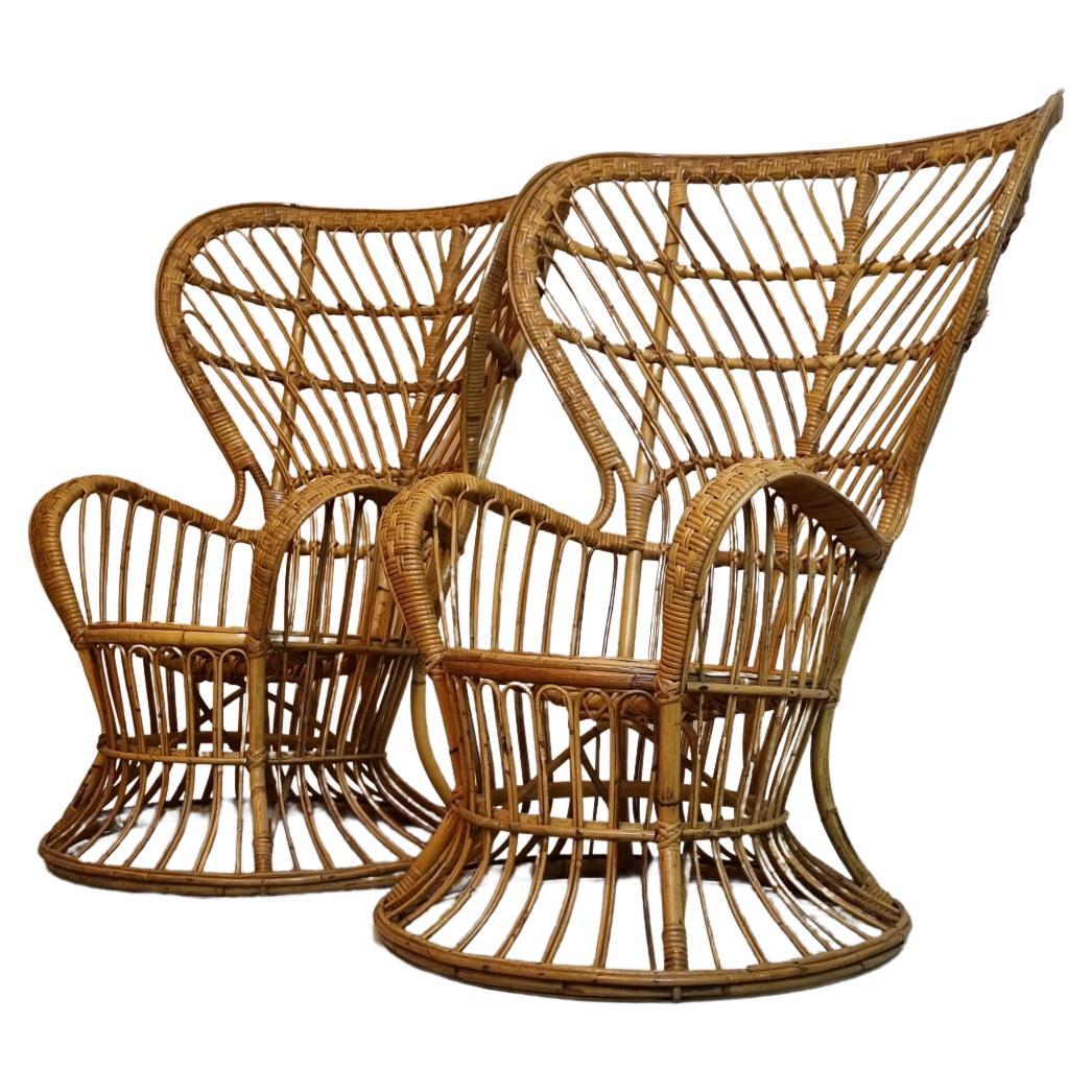 Biancamano armchairs designed by Gio Ponti and Lio Carminati 1950s