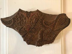 Bianchini Frerier French Fabric House Hand Carved Wood Block