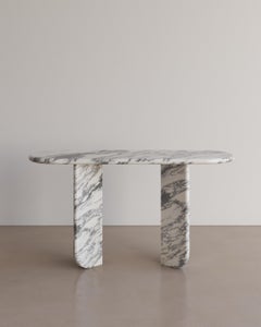 Bianco Arabescato Ètoile Console Table by The Essentialist