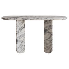 Bianco Arabescato Ètoile Console Table by The Essentialist