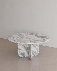 Bianco Arabescato Ètoile Dining Table I by The Essentialist
