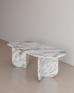 Bianco Arabescato Ètoile Dining Table ii by the Essentialist