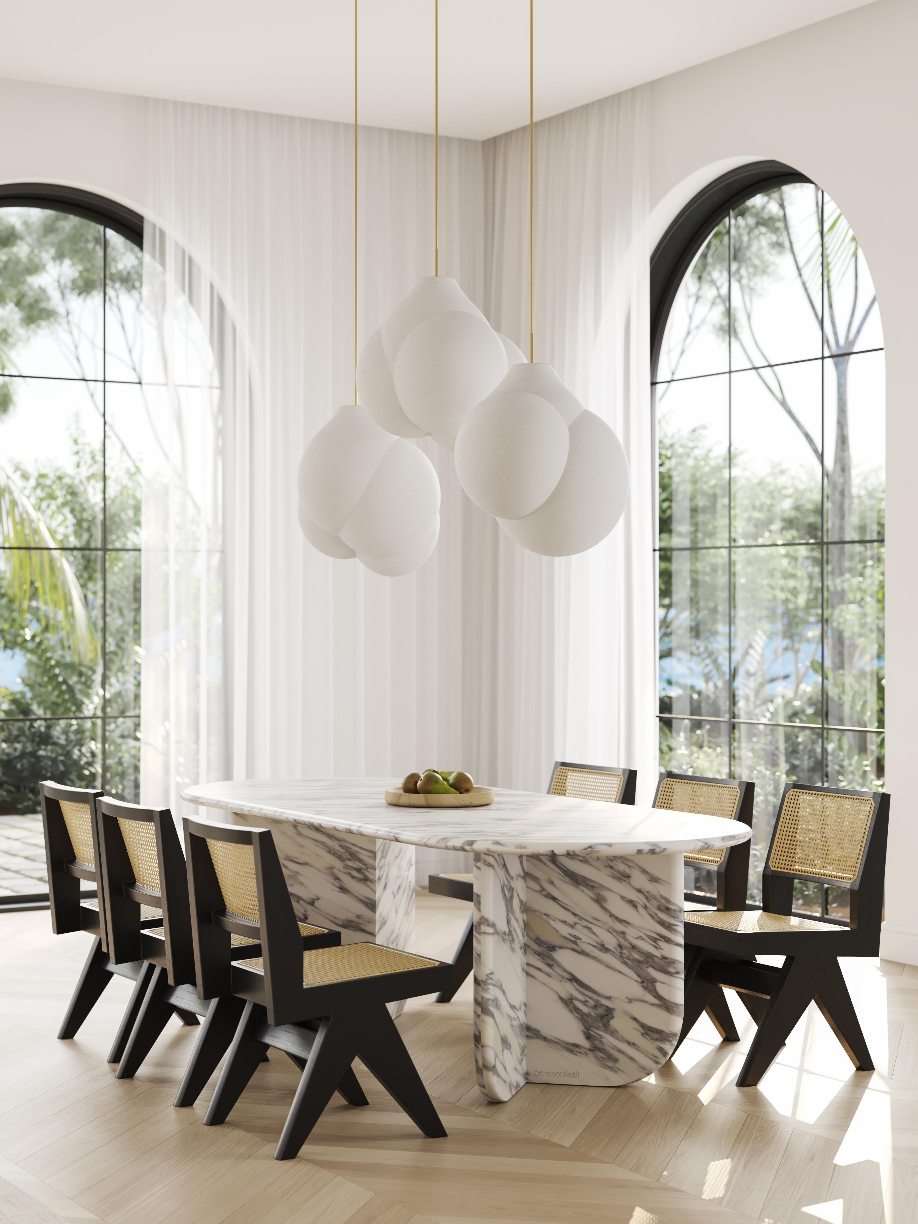 Australian Bianco Arabescato Ètoile Dining Table ii by the Essentialist For Sale