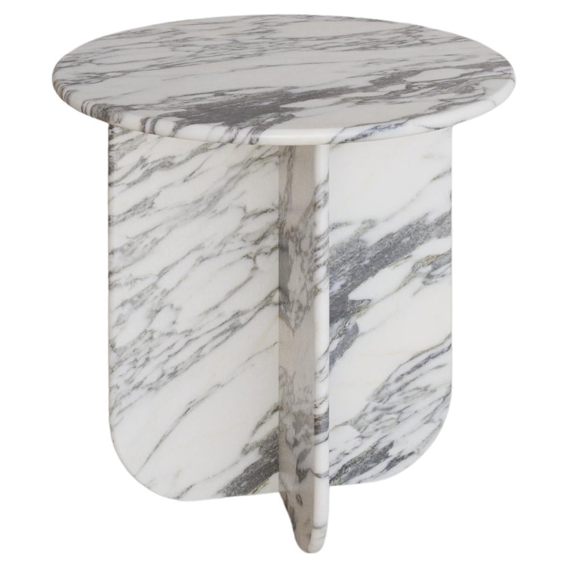 Bianco Arabescato Ètoile Occasional Table by the Essentialist For Sale