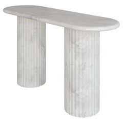 Bianco Onyx Antica Console Table by the Essentialist