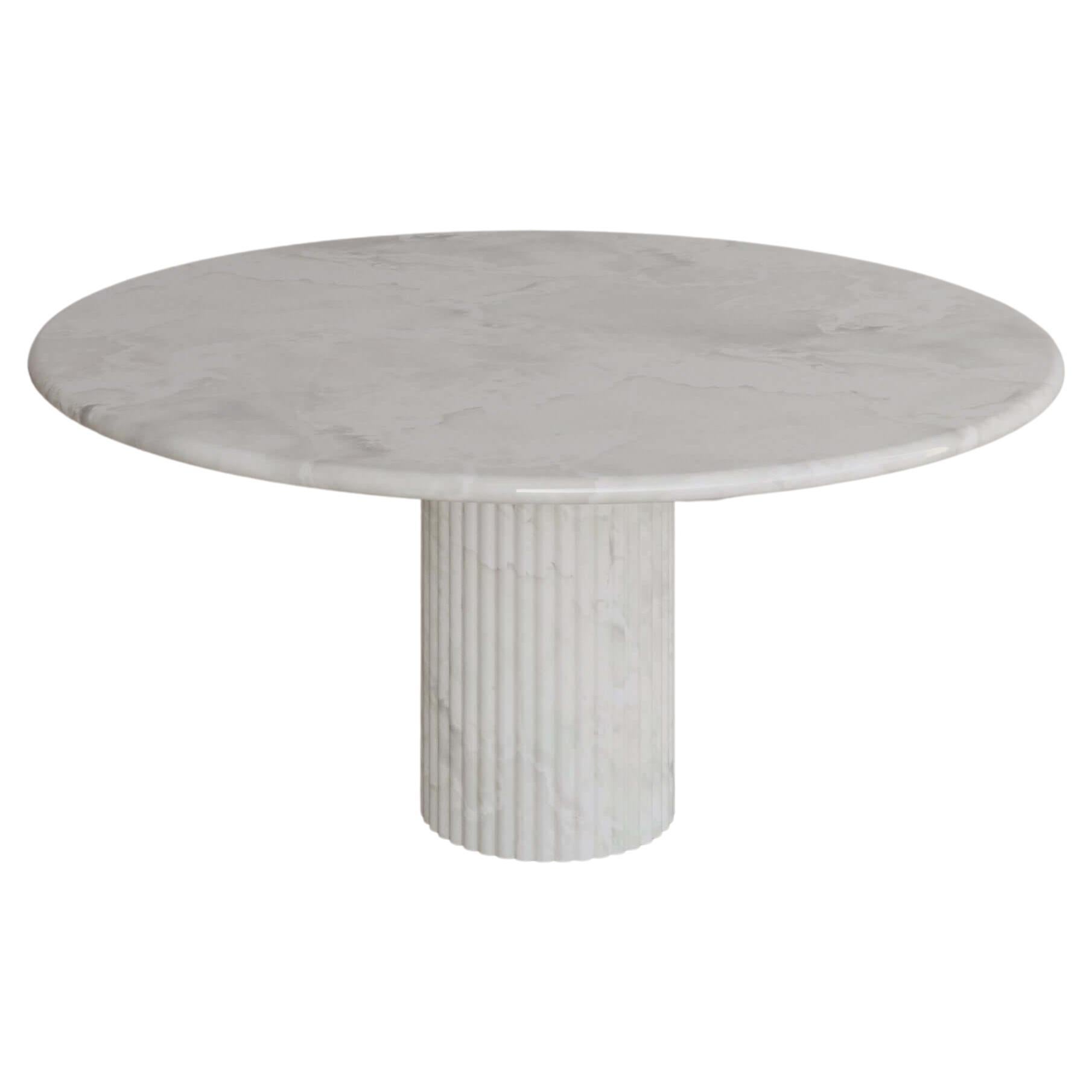 Bianco Onyx Antica Dining Table i by the Essentialist For Sale