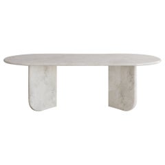 white onyx dining table Bianco Onyx Ètoile Dining Table ii by the Essentialist