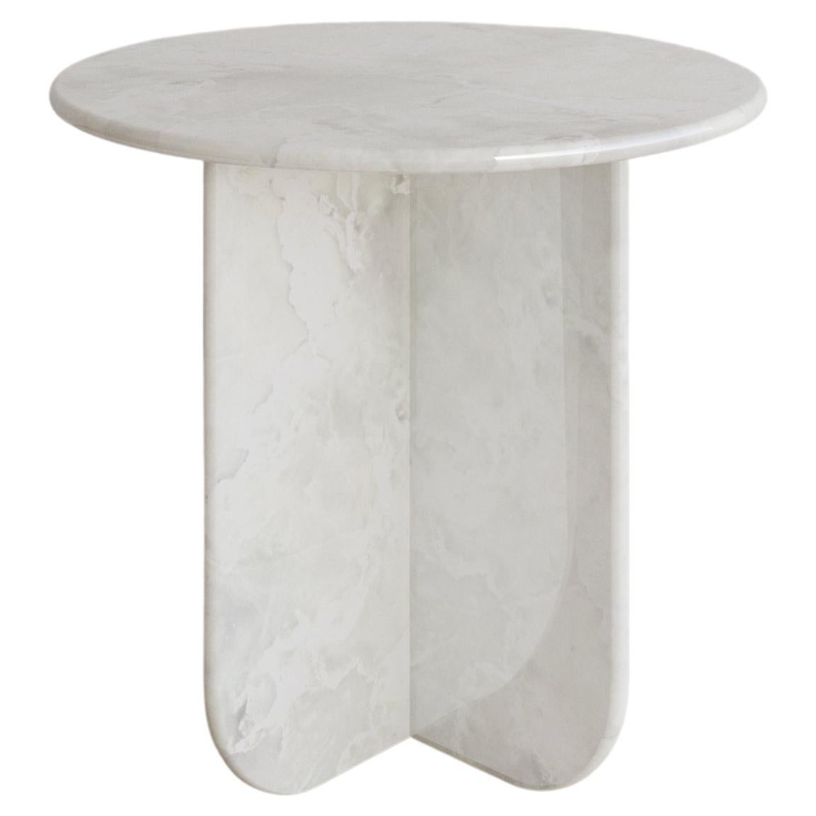 Bianco Onyx  Ètoile Occasional Table by The Essentialist For Sale