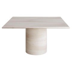 Bianco Travertine Voyage Coffee Table III by the Essentialist