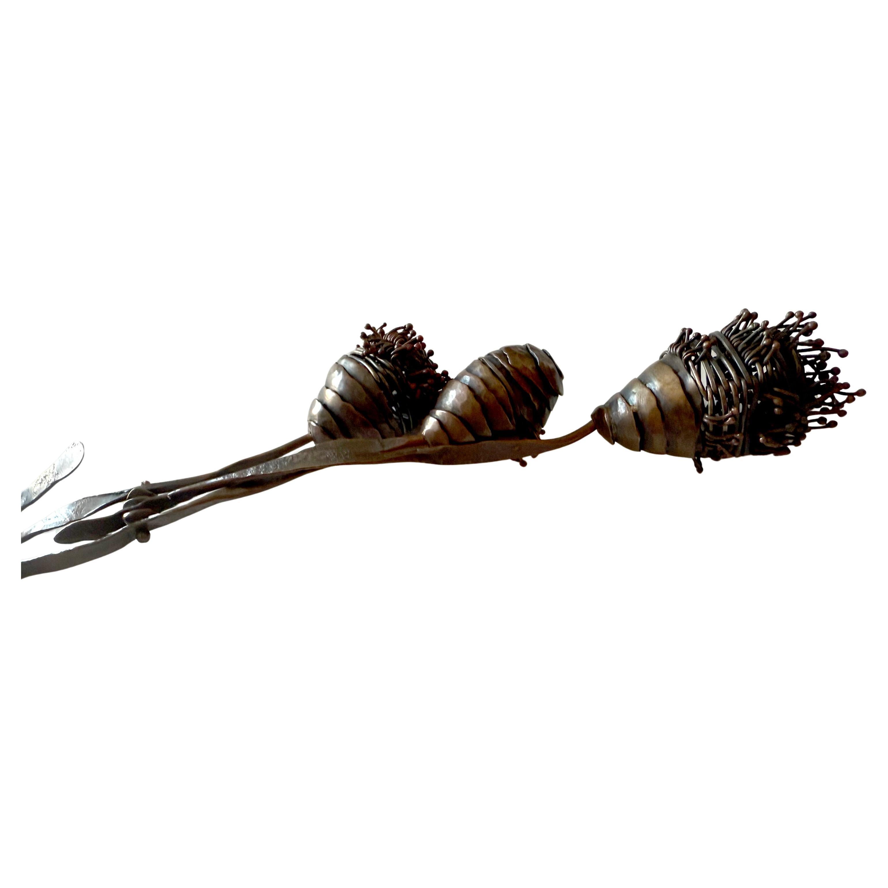 Donna Biba Schutz Collana Magnolia in bronzo argento rame in vendita