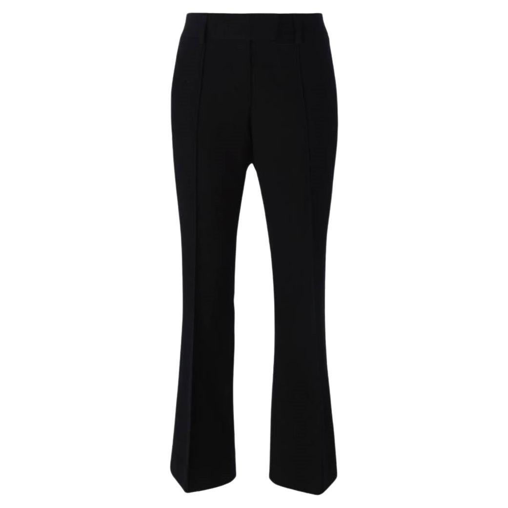 Pantalon droit vintage Biba en laine noire (années 2000) en vente